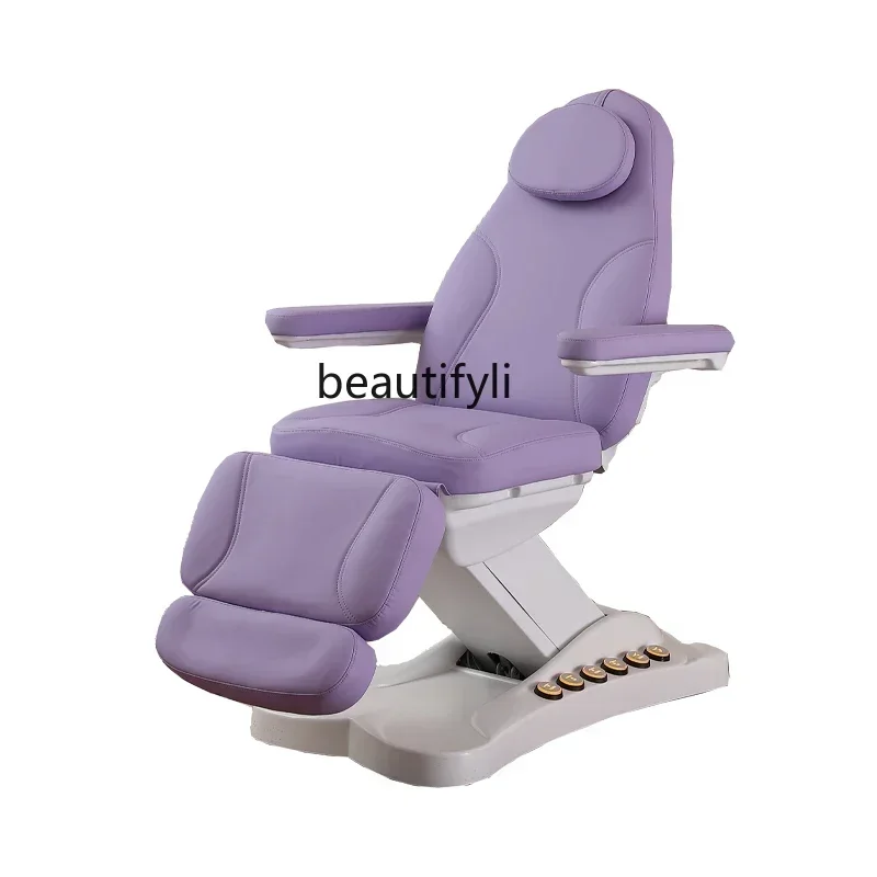 09Electric lifting beauty bed, special micro-embroidery dental ear lifting bed for beauty salons