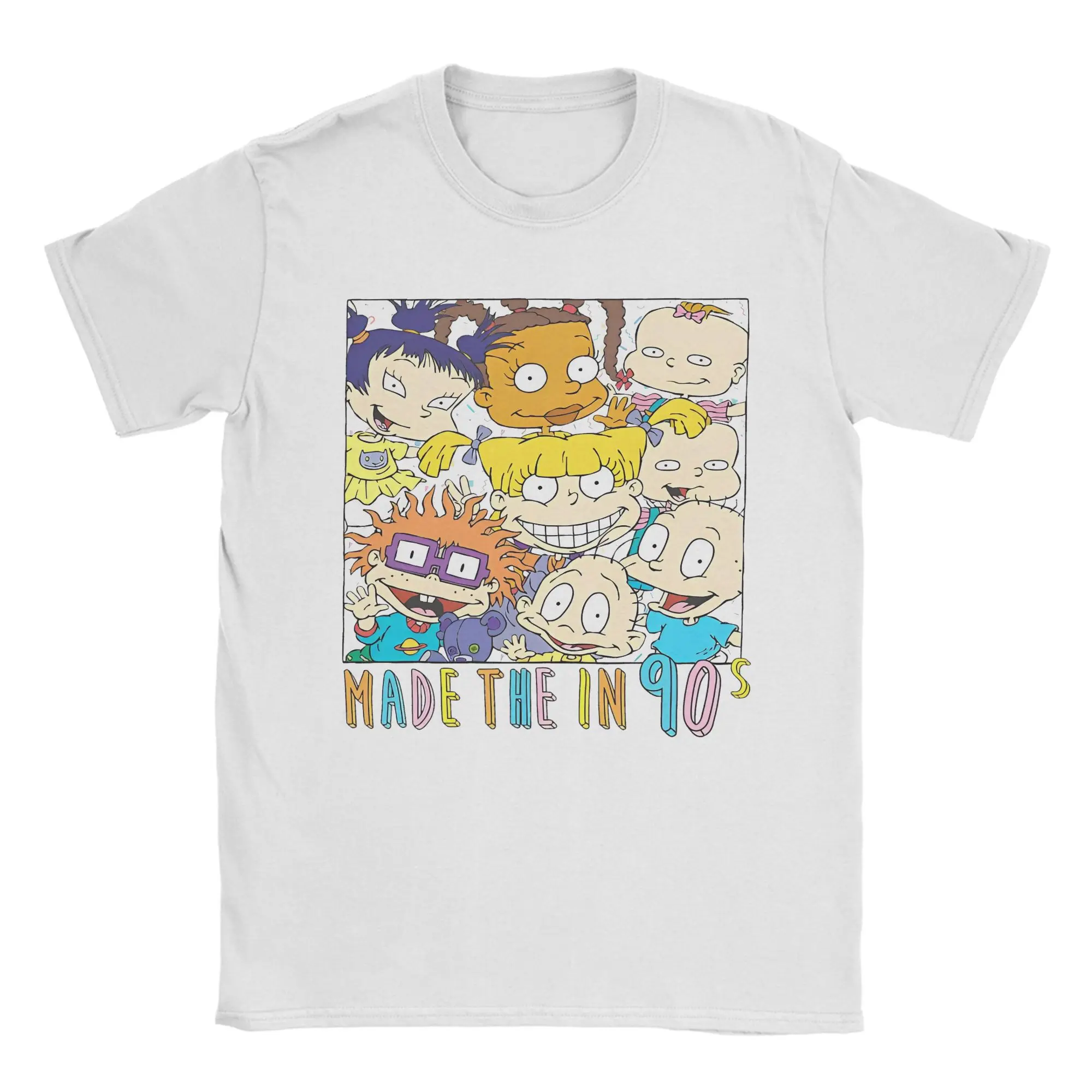 Men Women R-Rugrat Group Made In The Nineties T Shirt  Cotton Clothing Humor Short Sleeve Round Collar Tees 4XL 5XL 6XL T-Shirt