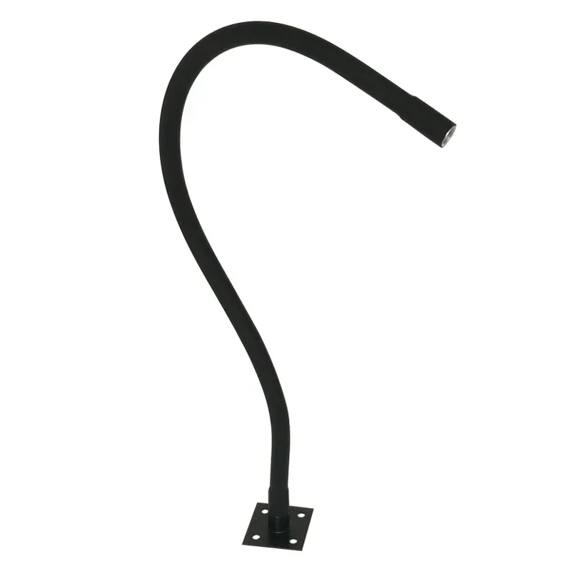 1PC Dia12mm LED Gooseneck Table Lamp Flexible Holder With Square Base And Silicone Universal Shaping DIY Metal Plumbing Hose