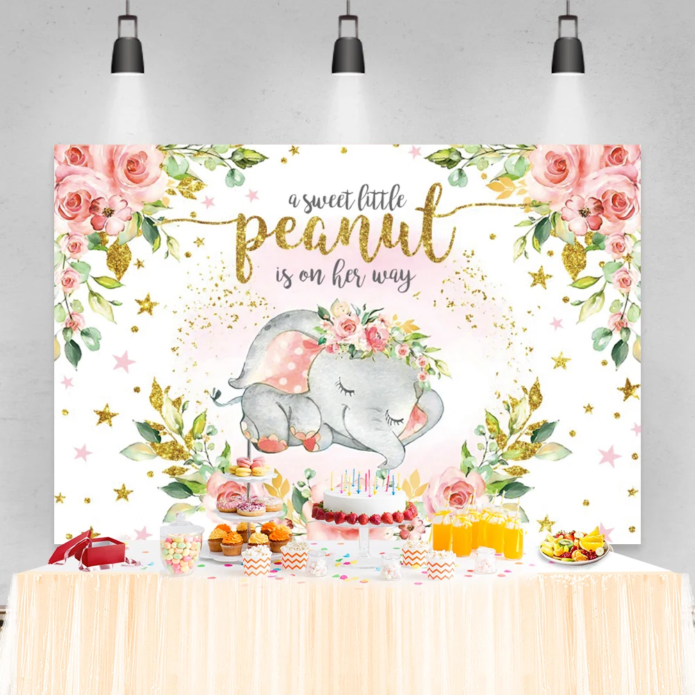 خلفية خشبية على شكل فيل صغير ، صورة شخصية كرتونية ، صورة لحديثي الولادة ، صورة لحفلة عيد الميلاد ، استوديو صور