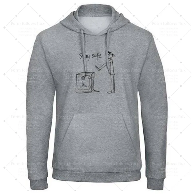 

2026 men T-Shirt Hoodie Stay Safe Dads Family Kids Mums Hand Drawn Comic style Unisex S-6XL Plus Size Friendly