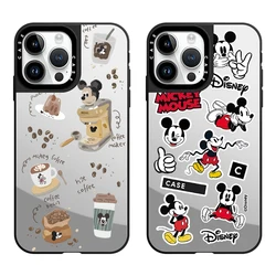 Disney Mickey Mouse  Mirror Phone Case With MagSafe For iPhone 16 15 14 13 12 11 Pro Max Plus Ctue Anti-drop Back Cover