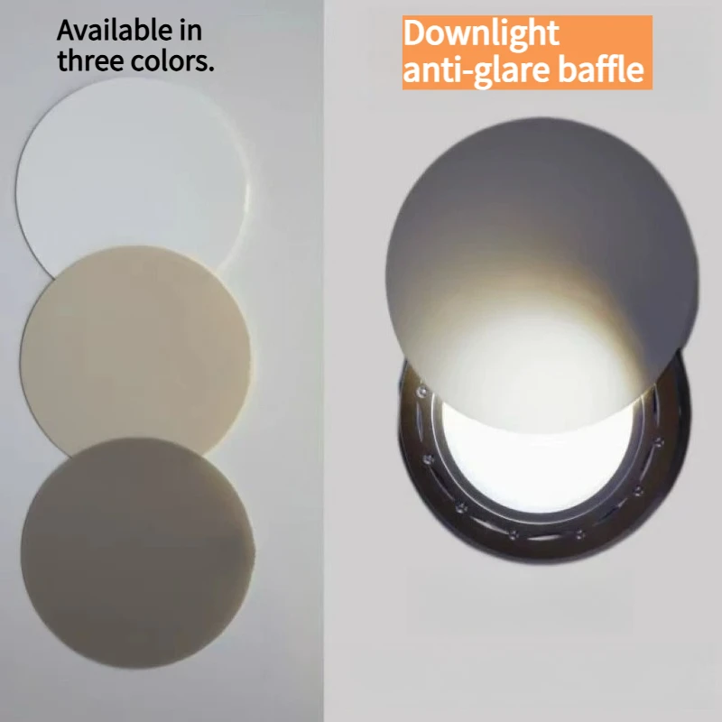 Anti-glare Shield For Downlights Spotlights Protects Baby's Eyes From Harsh Light Soft-light Cover Shade For Gentler Glow