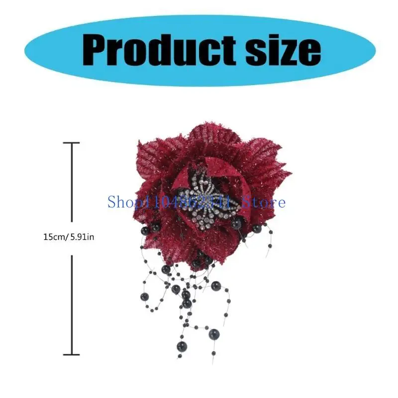 5asd 15cm Feathered Butterfly Flower Applique for Handmade Evening Gown Sewing Flower for Dress Corsage Sewing On Applique