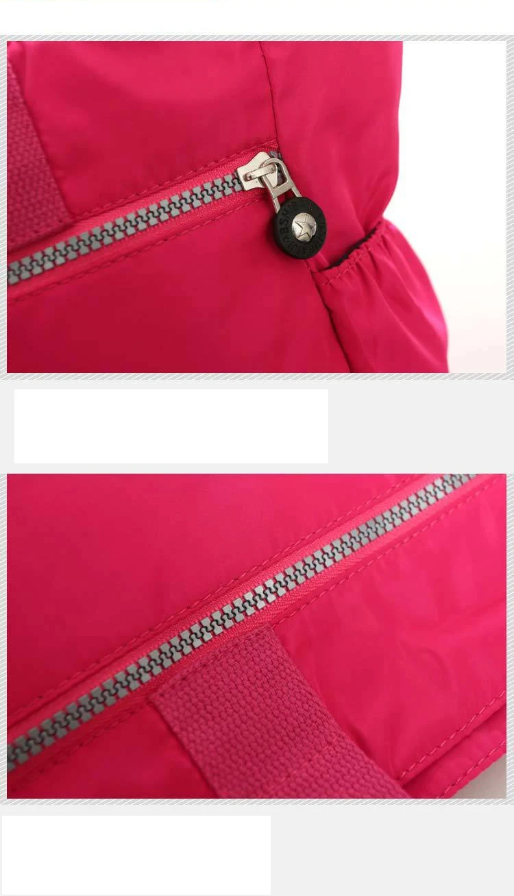 Damentasche, einfarbig, Einkaufstasche, Pendler-Umhängetasche, Freizeit, einfach, Mama, Ausgehen, Tasche, große Kapazität, Nylon-Handtasche, Oxford – Detail 9