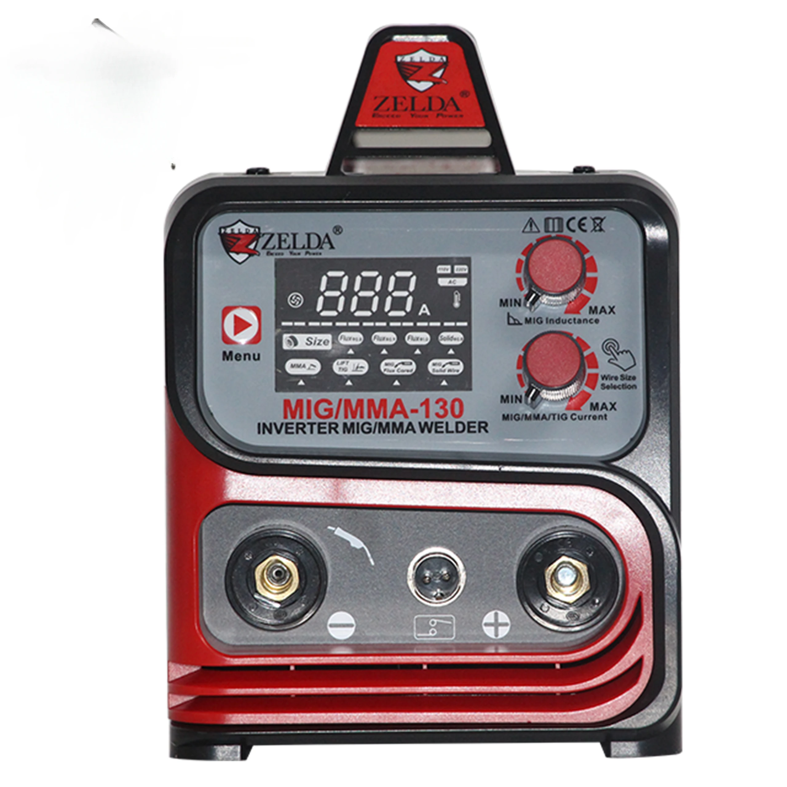 130A Gasless Mig Welding Machine Mag/Mma/Lift Tig 3 in 1 Welder Good Price 2024 NEW