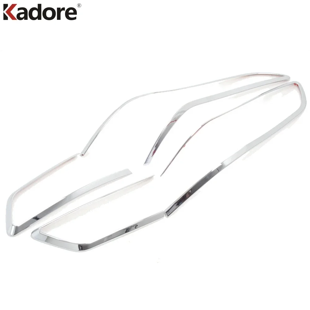 For Kia K5 Optima 2016 2017 ABS Chrome Tail Rear Light Lamp Cover Trim Hood Shade Frame Decorative Exterior Accessories