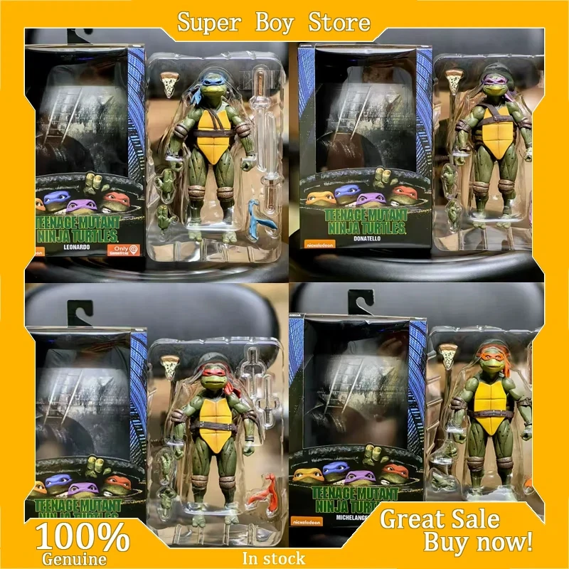 Figuras de Acción de las Tortugas Ninja Mutantes Adolescentes 2026, Edición Limitada de 1990, Leonardo, Raphael, Michelangelo, Modelo Articulado, Regalo