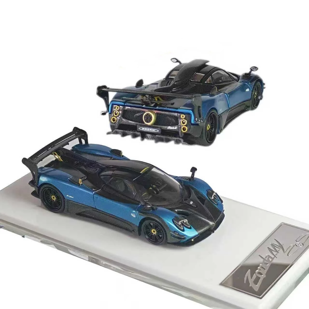 Rhino RM 1:64 Zonda 760 MY Roadster Hardtop mit Magnetischer Heckabdeckung, Legierung-Automodell