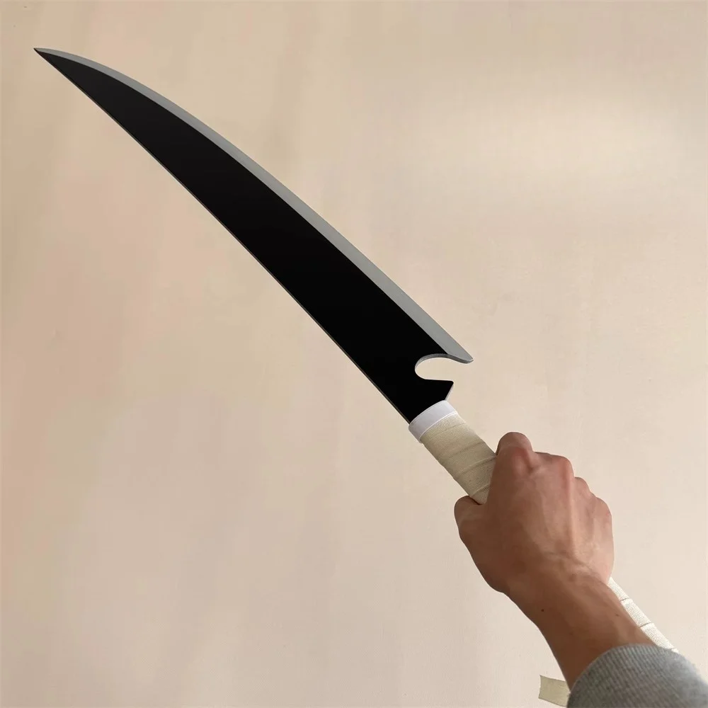 Kurosaki Ichigo Katana Anime Bleach Sword Cosplay Prop Wooden Ninja Knife Real Size Japanese Katana Original Samurai Sabre Toy - view 2