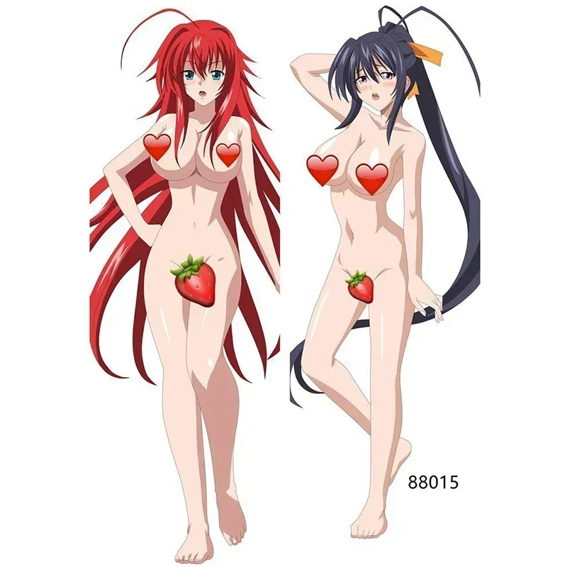 

60x180cm High School Dxd Irina Storias Gramri Tojo Koneko Kuramian Printed Tight-fitting Pillowcase Peach Skin Otaku Taki