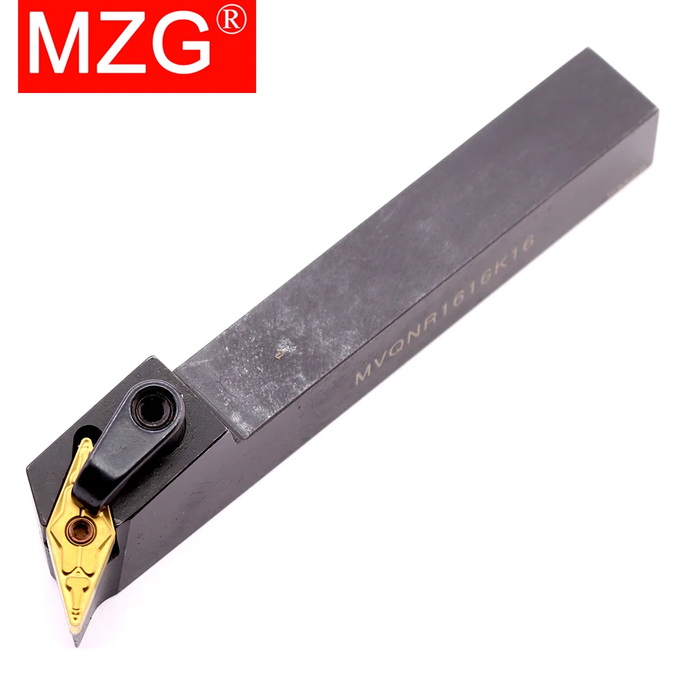 MZG MVQNR1616 MVQNR2020 MVQNR2525 External Turning Tool MVQNR MVQNL Lathe Bar VNMG Insert Turning Holder CNC Cutting Tool Cutter