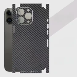 2PCS/LOT  Carboon Skin Sticker For iphone 17 16 15 14 13 pro max mini plus Back Cover Stickers Protection Film