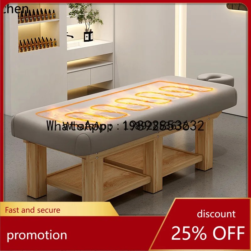 

YFY Solid wood multi-function bed spa club special beauty bed physiotherapy bed massage body