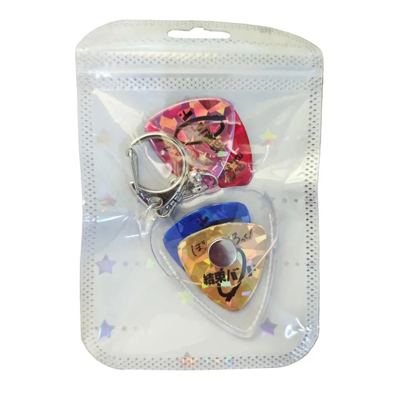 الغيتار اختيار حقيبة التخزين الصوتية حامل قلادة يختار عقد المفاتيح Plectrum القضية