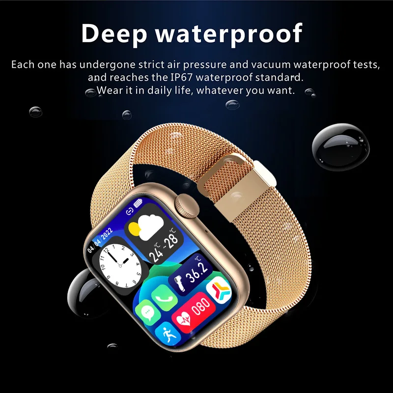 Lige chamada bluetooth relógio inteligente masculino esporte lanterna relógios freqüência cardíaca temperatura pressão arterial feminino smartwatch para android