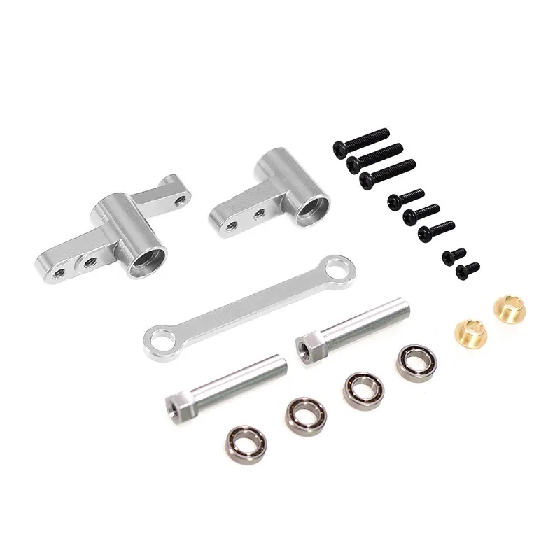Voor MJX Hyper Go 14210 14209 14211 1/14 RC auto stuurinrichting met lagers stuurkolom stuuras upgrade onderdelen