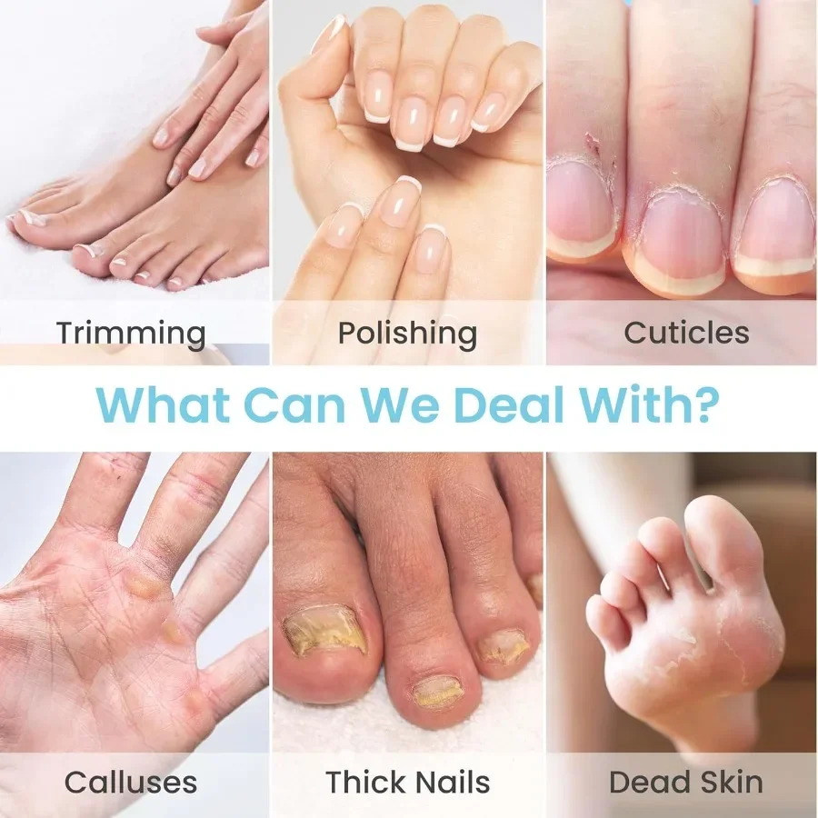 Bezprzewodowa elektryczna wiertarka do paznokci do profesjonalnego manicure i pedicure Przenośny zestaw do pilowania paznokci z obrotowym narzędziem o dużej prędkości