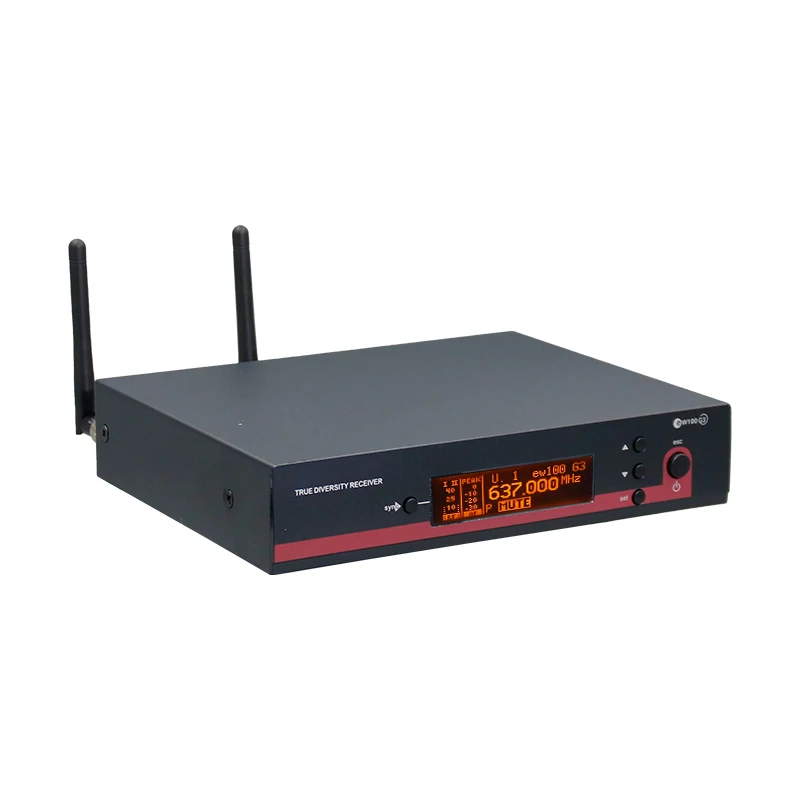 EW100 G3 2-Channel UHF Dual Kit Wireless Microphone System for Stage Pe ormance and Karaoke for Stage Shows