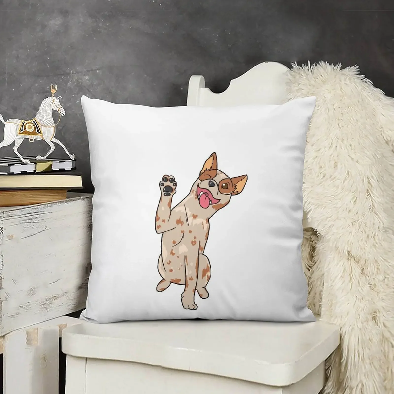 

Red Heeler Throw Pillow New year Luxury Pillow Cover sleeping pillows Sofa Pillow Cover