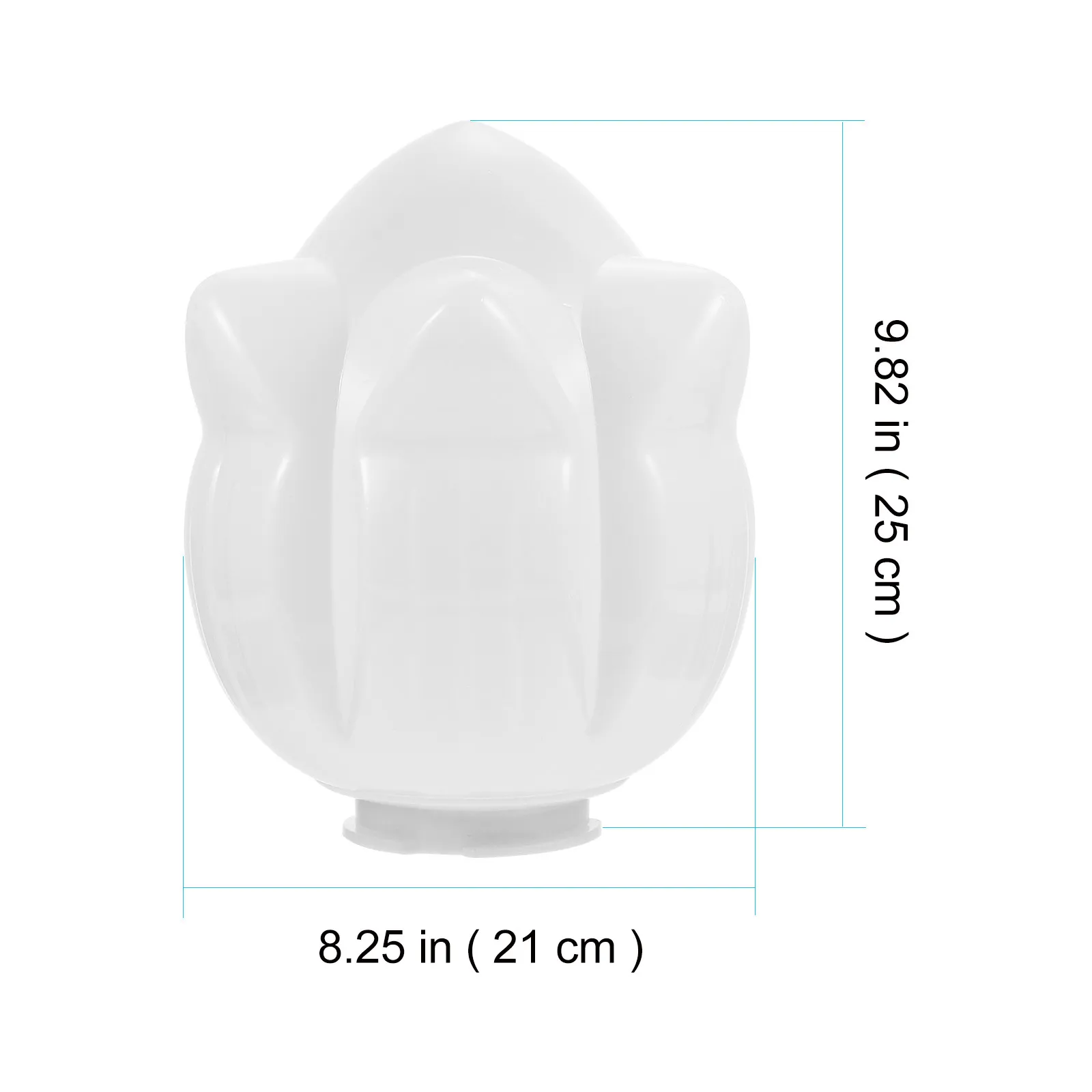 Lotus Shape Lampshade European Style Decorative Light Shade for Outdoor Garden Landscape Lamp Cover Household Lamp Accessory