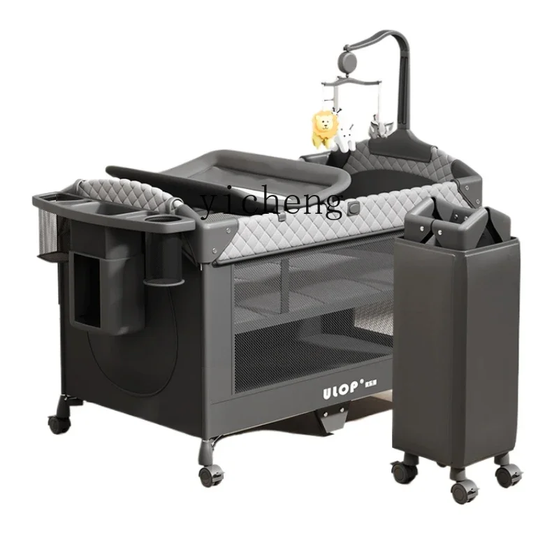 

XL Foldable Mobile Baby Bed Portable Multifunctional Newborn Stitching Bed