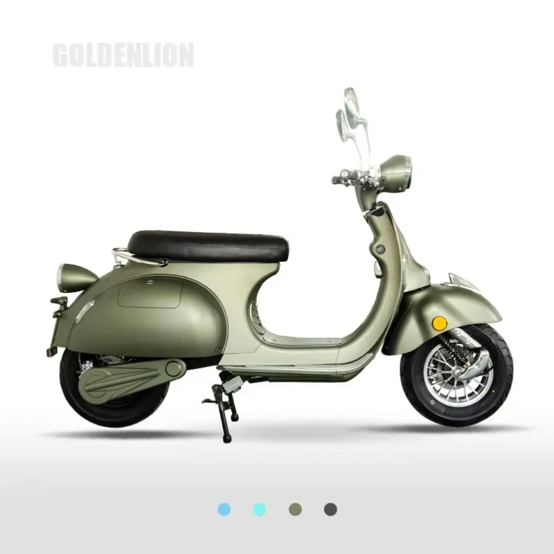 Zuimi High-end EEC COC Goldenlion EV2000 Electric Scooters Kit Vintage Motorcycle 2000W Two-wheel Scooter 45km/h