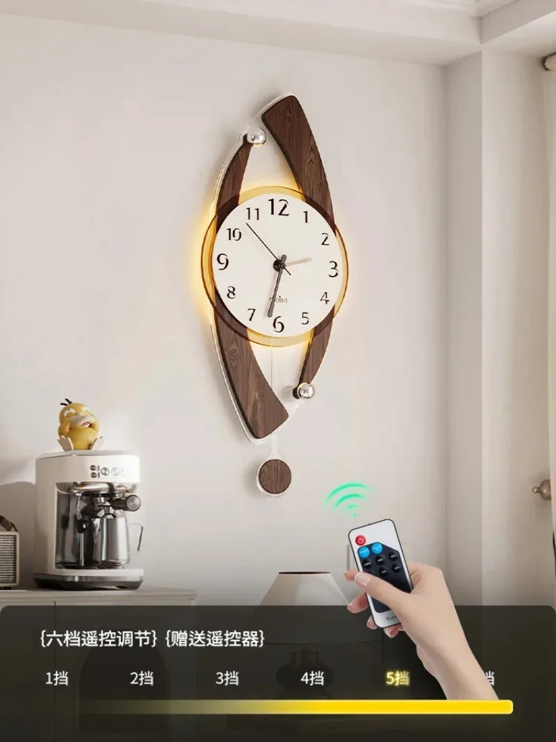 

Настенные часы для гостиной, 2025 новые современные часы в стиле ретро, настенные часы премиум-класса с кремовым искусством