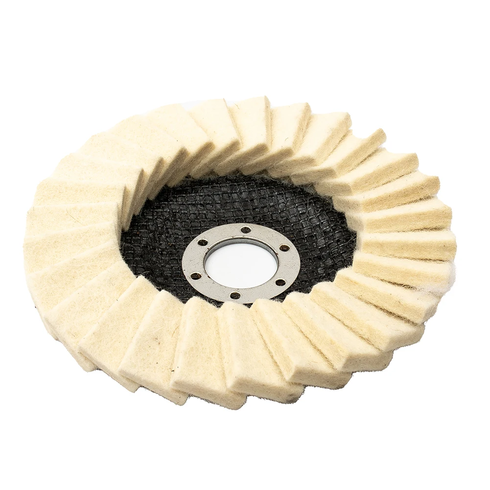 

Buffing Wheel Professional Metal Polishing Wheel for Angle Grinder 125mm Flap Felt Disc 5 Diameter High Quality