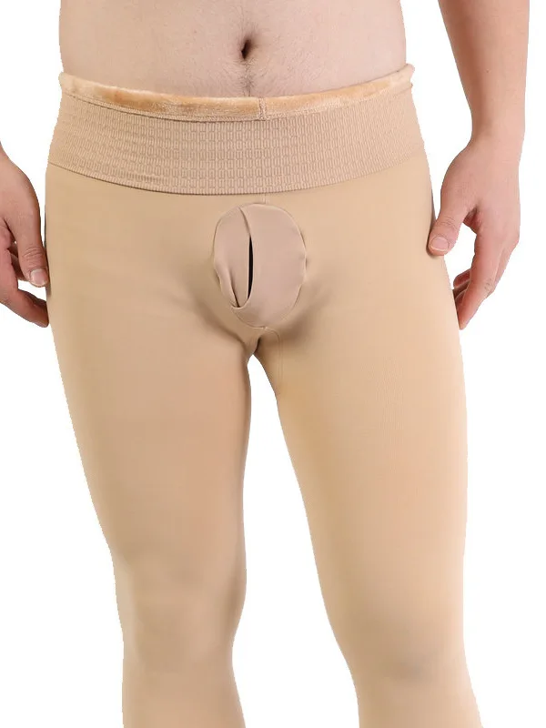 Calça masculina de seda elástica, monocromática, suave para a pele, meias compridas simples, moda exótica, nova perspectiva, DRBM, 2024