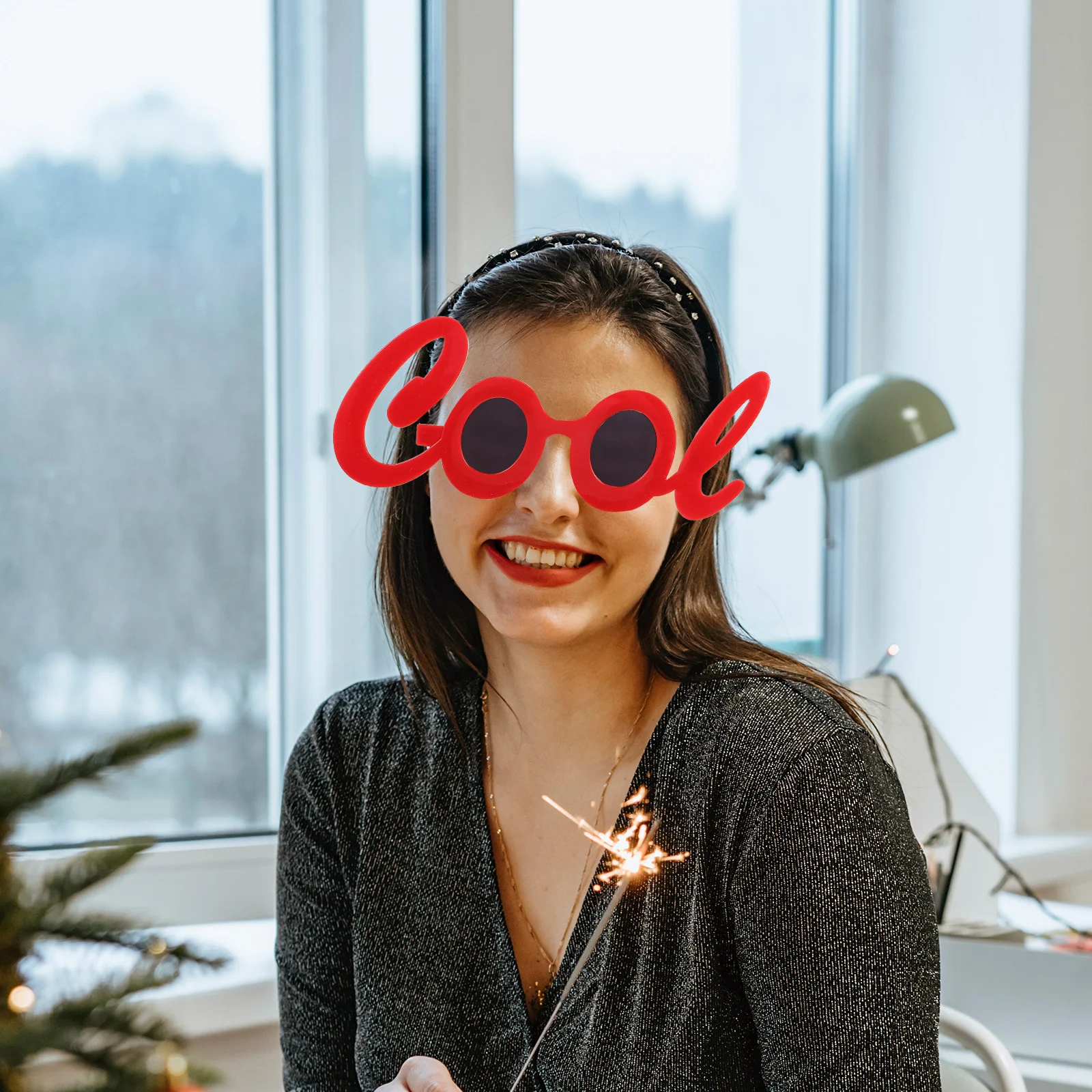 

4 Pcs Glasses Funny Novelty Sunglasses Props Eyeglasses Accessories Decoration Costume Photo Pool Party