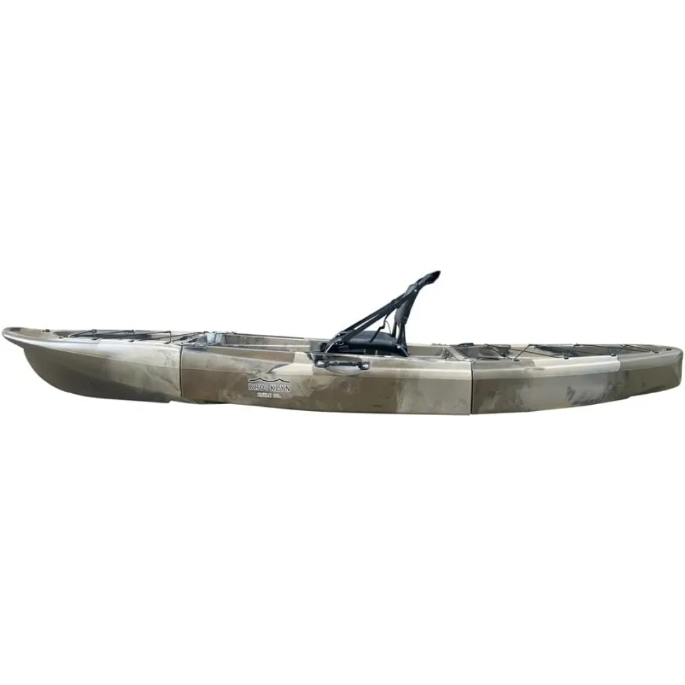 12.0 Modular Single Kayak: Portable, Versatile & Durable Sit-On-Top Kayak for Fishing, Touring & Fun