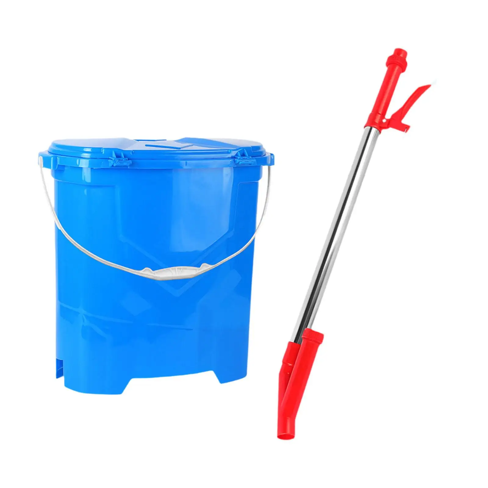 Back Carrying Manual Fertilizer Spreader Versatile Labor Saving for Agricultural Use 18.1x7.8x18.5inch Corn Fertilizing Tool