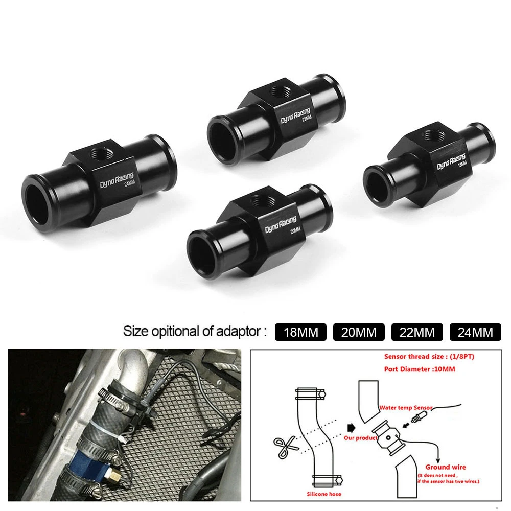 Universal Motorcycle Water Temp Temperature Sensor Joint Pipe Hose Sensor Gauge Adapter Sensor De Temperatura