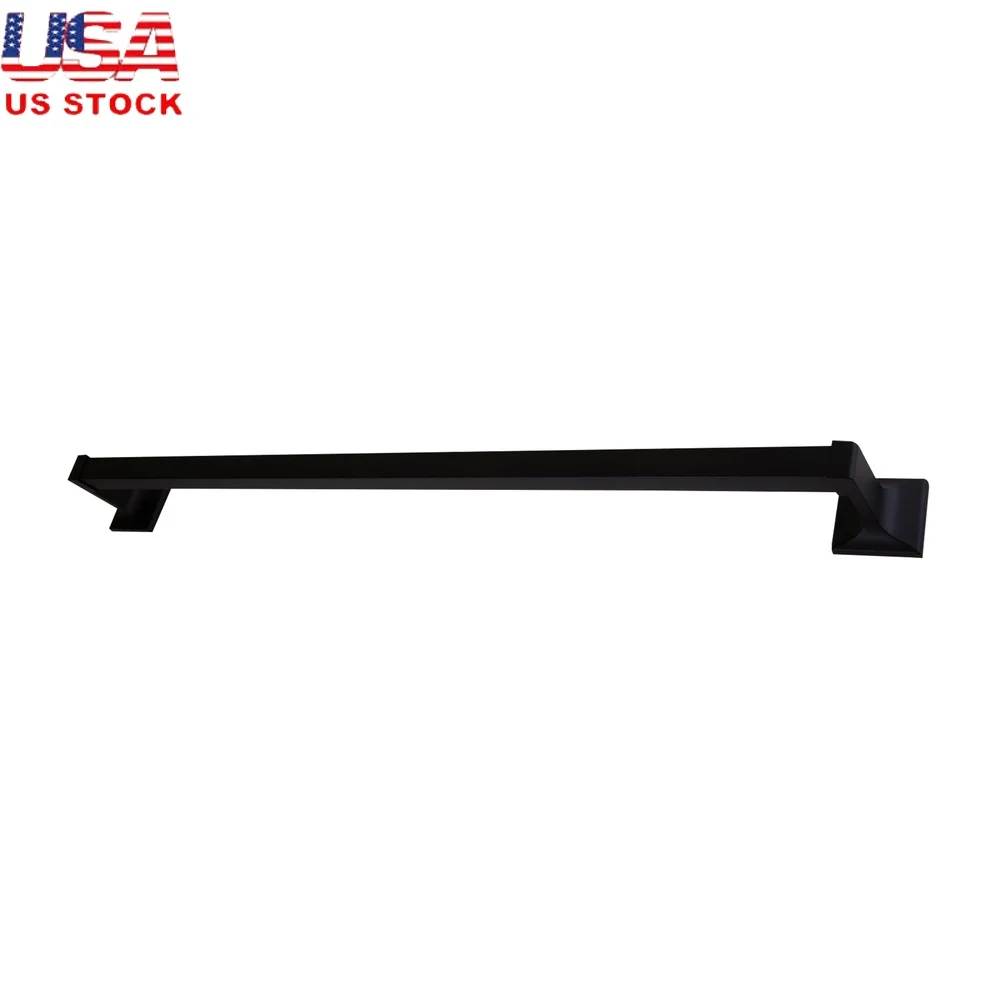 

24-дюймовый настенный держатель для полотенец, цинковая стойка для ванной комнаты, кухонная стойка, простая установка, универсальный дизайн, прочная и прочная отделка