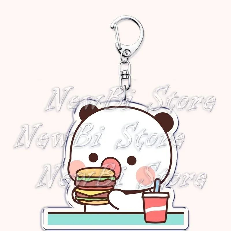 Super Cute Bubu Dudu Bear Keychain, Couple Gift