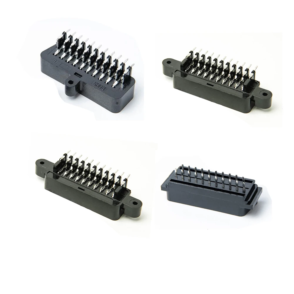 Connect Port Socket Interface 90  180 degree  Connector female slot for scart plug 21pin  cable