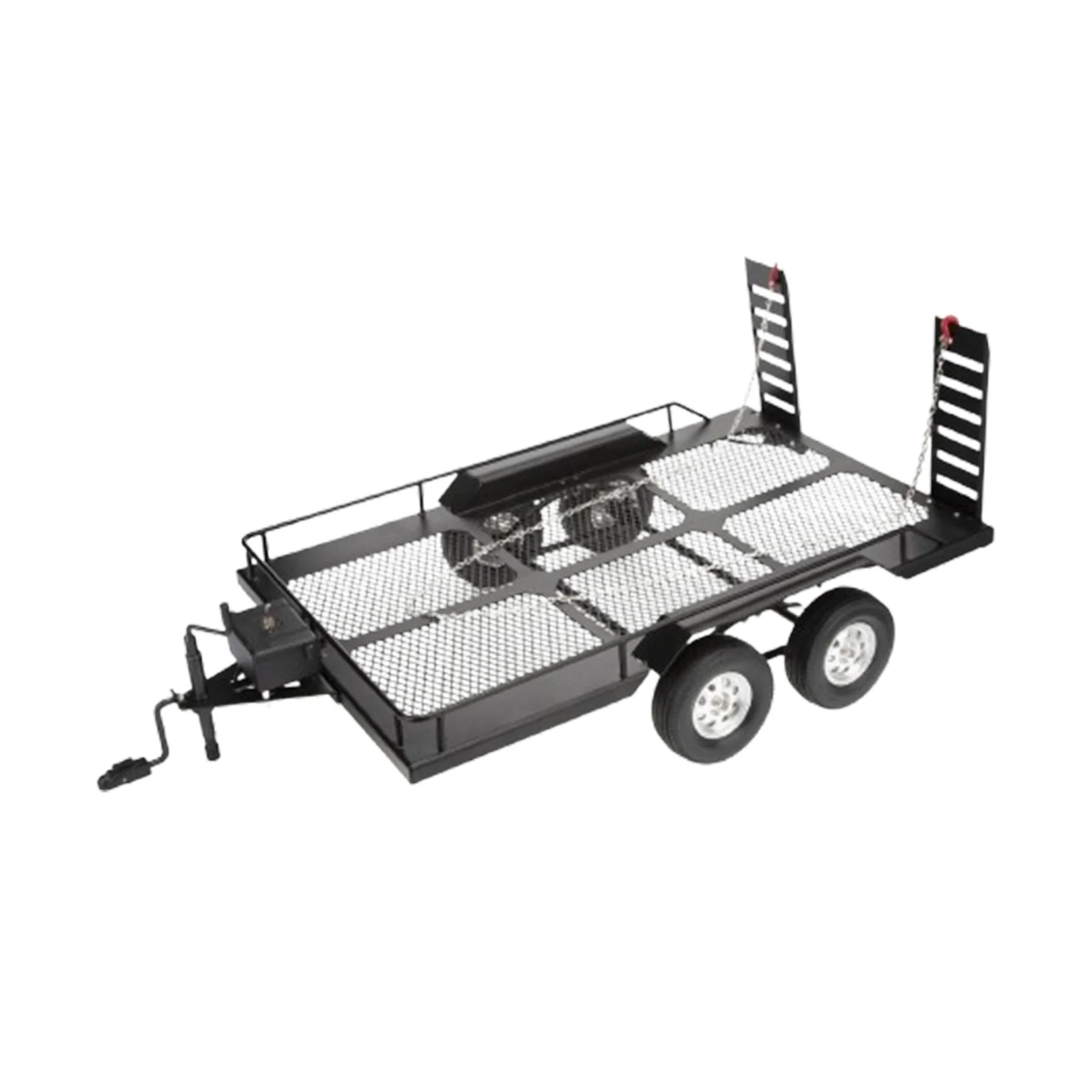 Dual Axle Trailer 1/10 RC Cars SCX10 90046 AXI03007 GEN8 Models