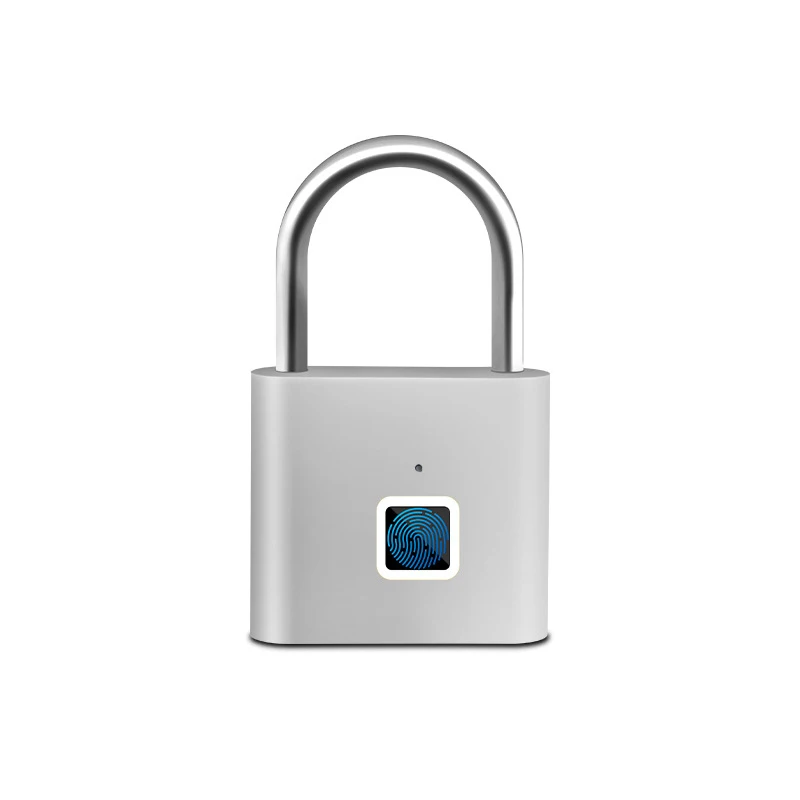 Rainproof Keyless Fingerprint Biometrics Padlock 30 Users