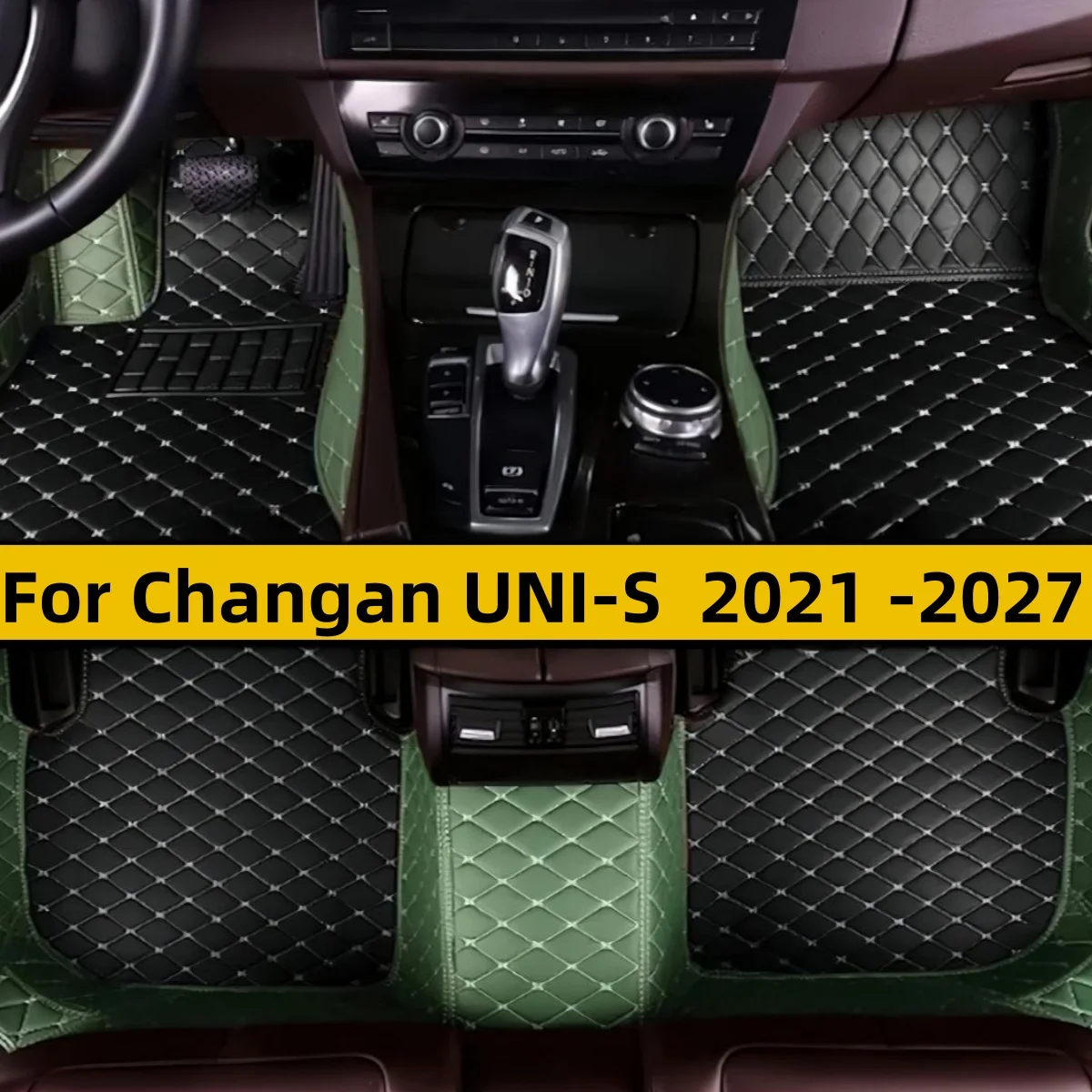 Custom Car Floor Mat For Changan UNI-S 2021 2022 2023 2024 2025 2026 2027Carpets Rugs Foot Pads Accessories