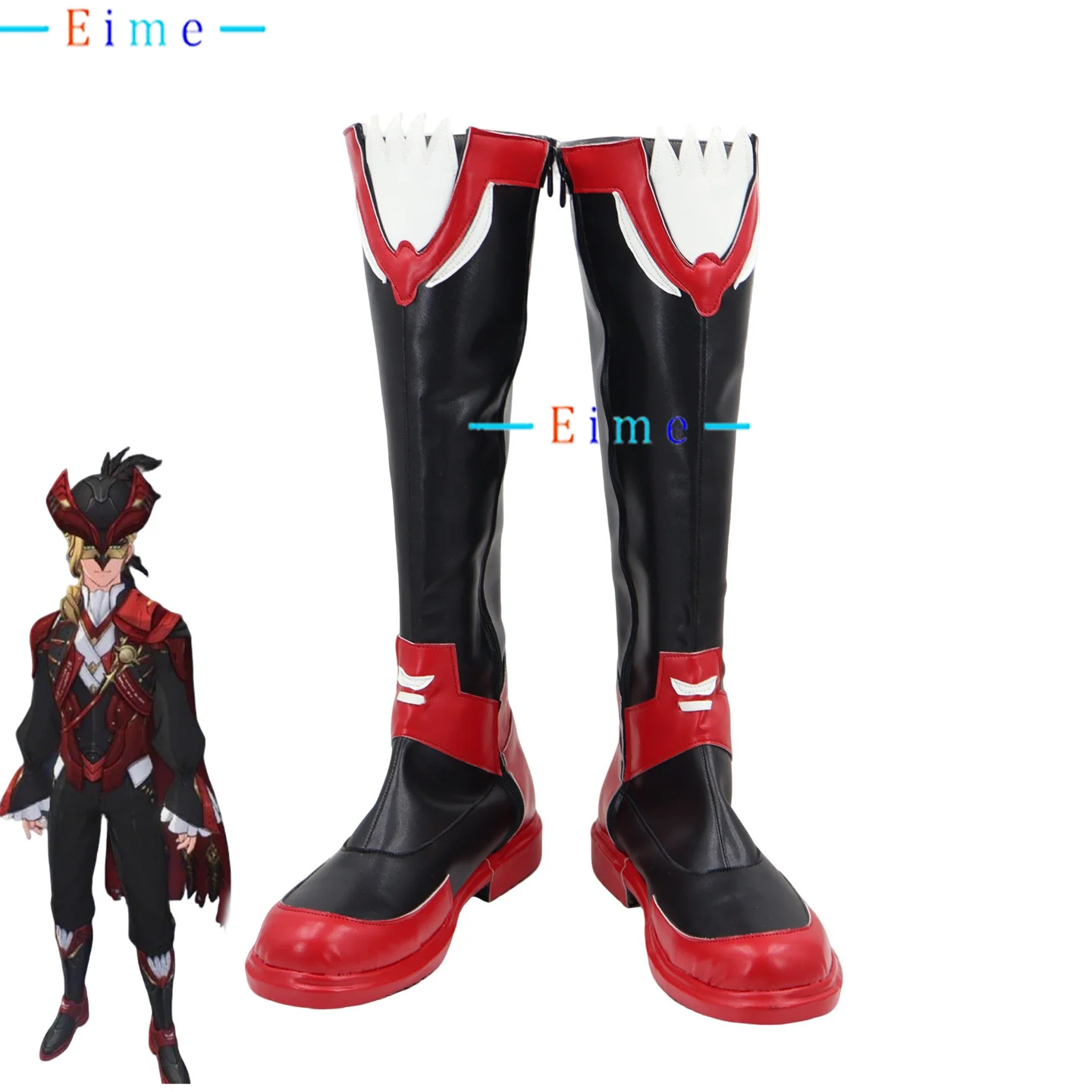 لعبة Wuthering Waves Cristoforo تأثيري أحذية أنيمي اكسسوارات تأثيري الدعائم هالوين كرنفال الأحذية أحذية بولي يوريثان مخصص #1