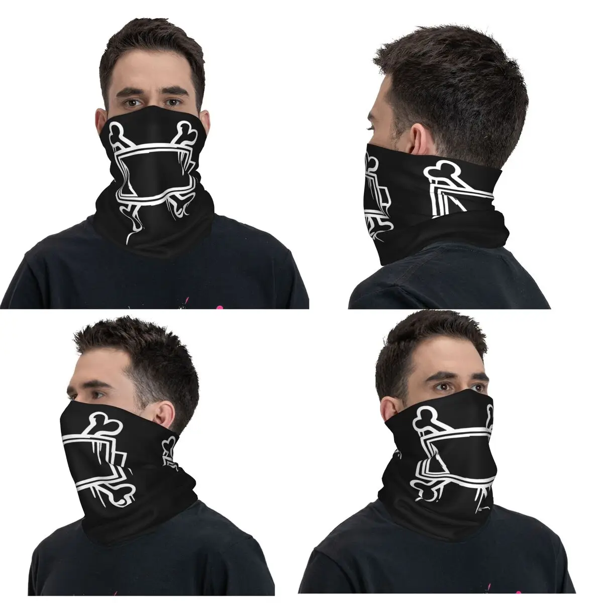 Murder Drones Uzi Doorman Bandana Neck Gaiter Printed Mask Scarf Warm Balaclava Running Unisex Adult Windproof