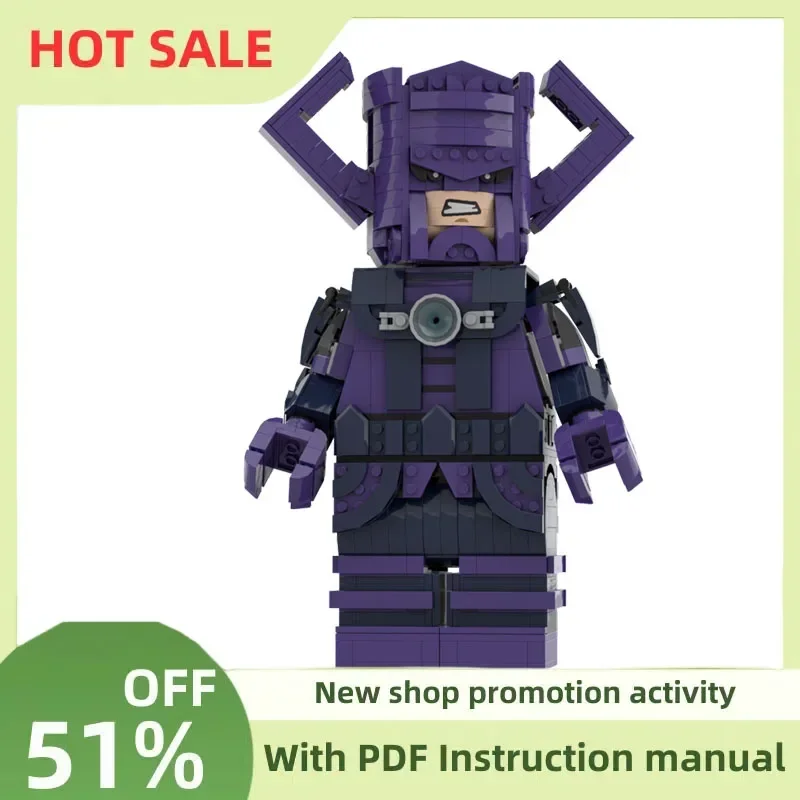 

940Pcs Famous Hero Movie Moc Miniature Galactued Character Figure Model Custom Puzzle Diy Creative Ideas Kid Toy Birthday Gift