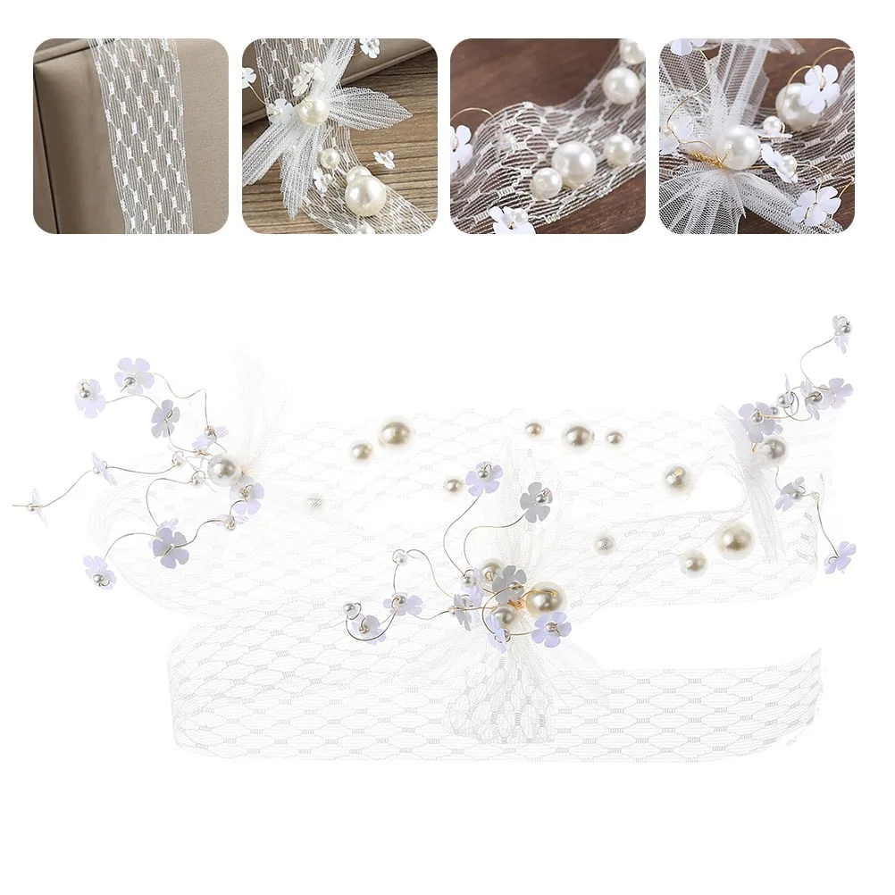 

Bridal Headwear Flower Design Wedding Hair Band Pearl Crystal Headband For Women Girls Party Photo Fashion Festival Graduation
