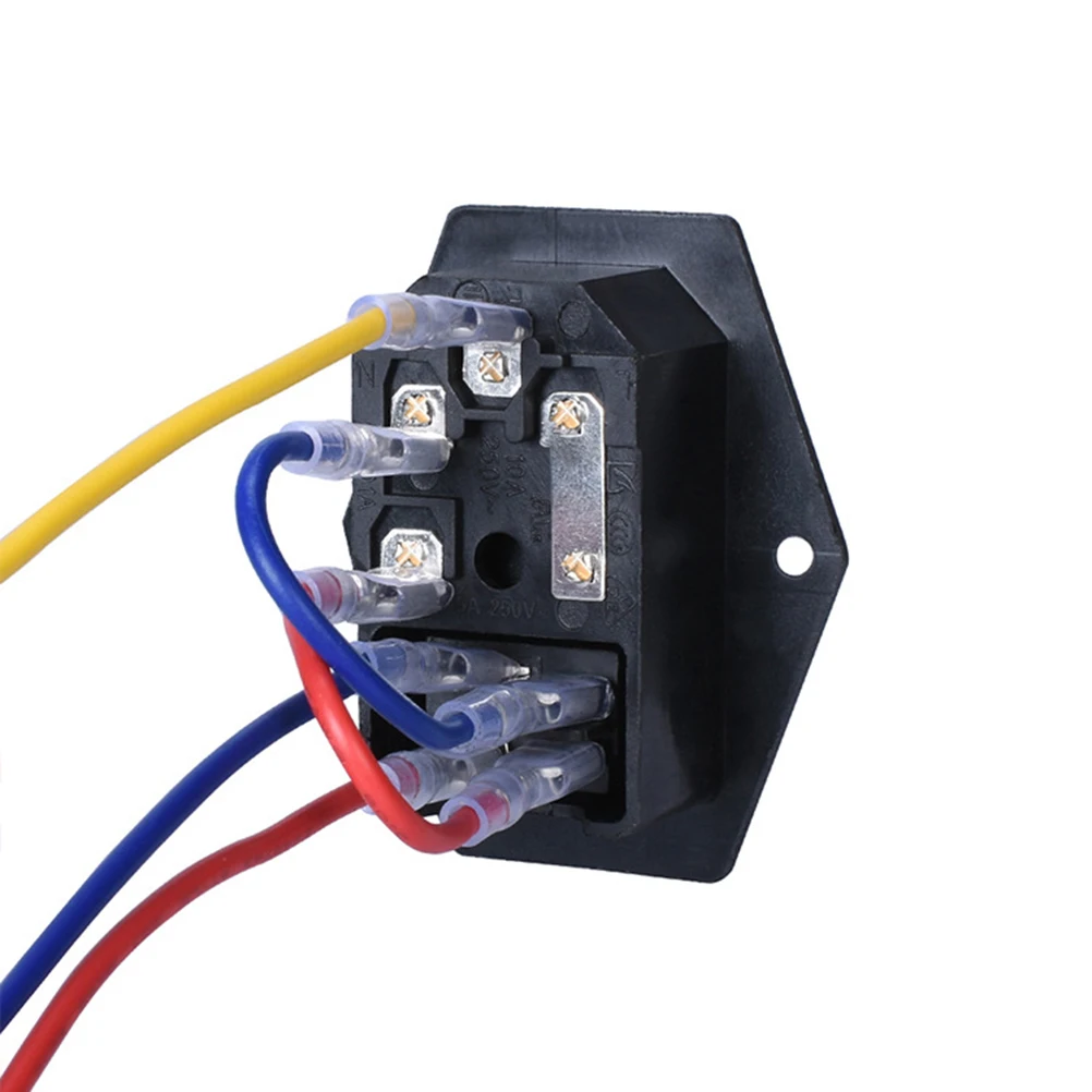 

15A Ready to Use Power Outlet 3D Printer Module Fuse Rocker Switch Socket 20cm 16AWG Cable Safety Conductivity Corrosion Rust