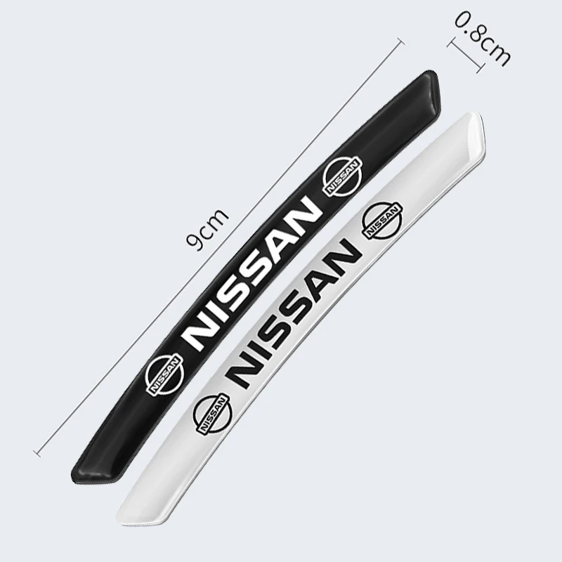 4 قطعة شارة سيارة الألومنيوم التصميم محور عجلات الحافات ملصقات ديكور لنيسان J10 X-Trail قاشقاي جوك ليف ميكرا ملاحظة أدوات الدوريات #2