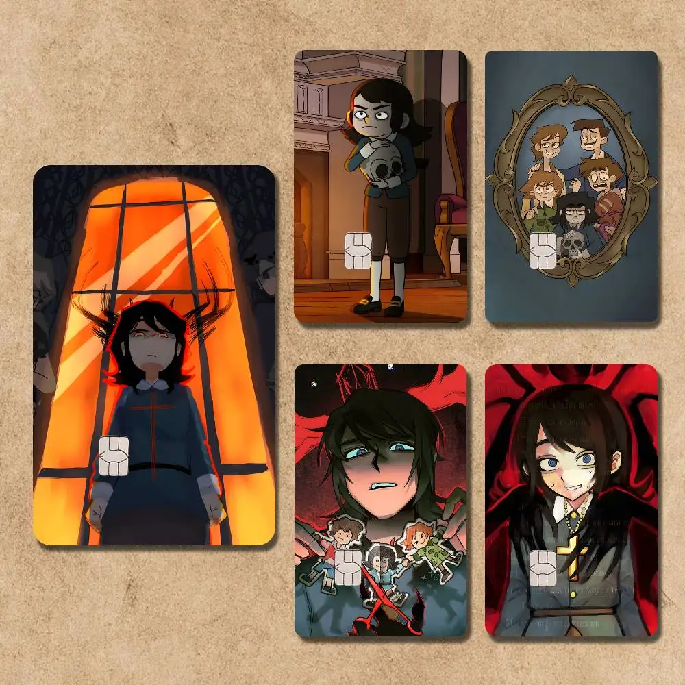 

Abaddon H-Haunted H-Hotel Card Stickers Credit Visa Debit Bank Charge Card Bus Metro Waterproof Sticker Decal Decoration