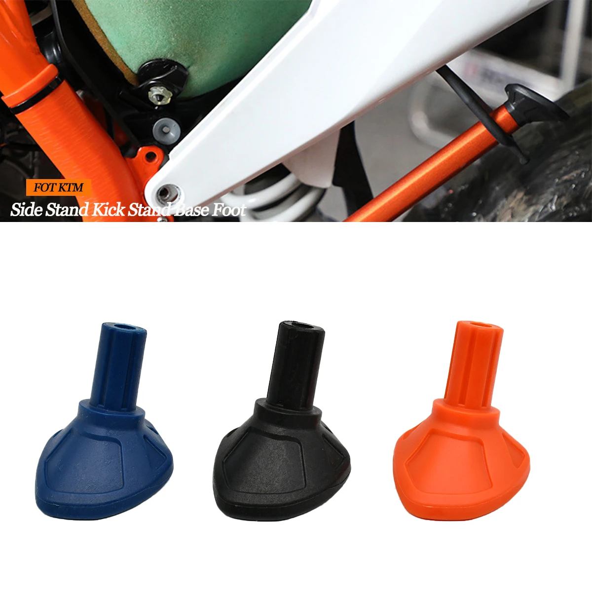 

Motocross ABS Plastic Side Stand Kick Stand Base Foot For KTM XC XCW XCF EXC EXCF TE FE TX FX 150 200 250 300 450 500 2008-2022