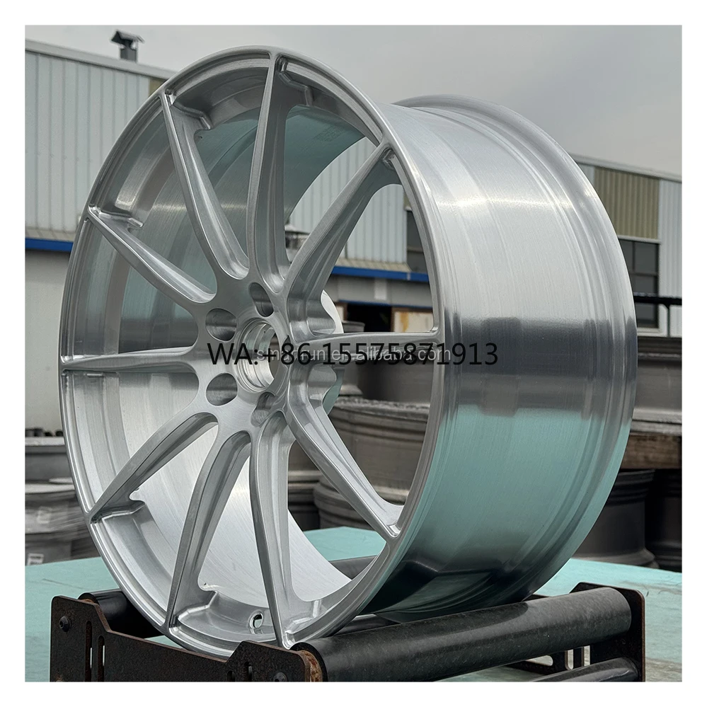 

19 20 21 22 24-дюймовые легкосплавные диски для автомобилей, кованые гоночные колеса с индивидуальной отделкой под матовое серебро для Porsche, Mercedes, Audi