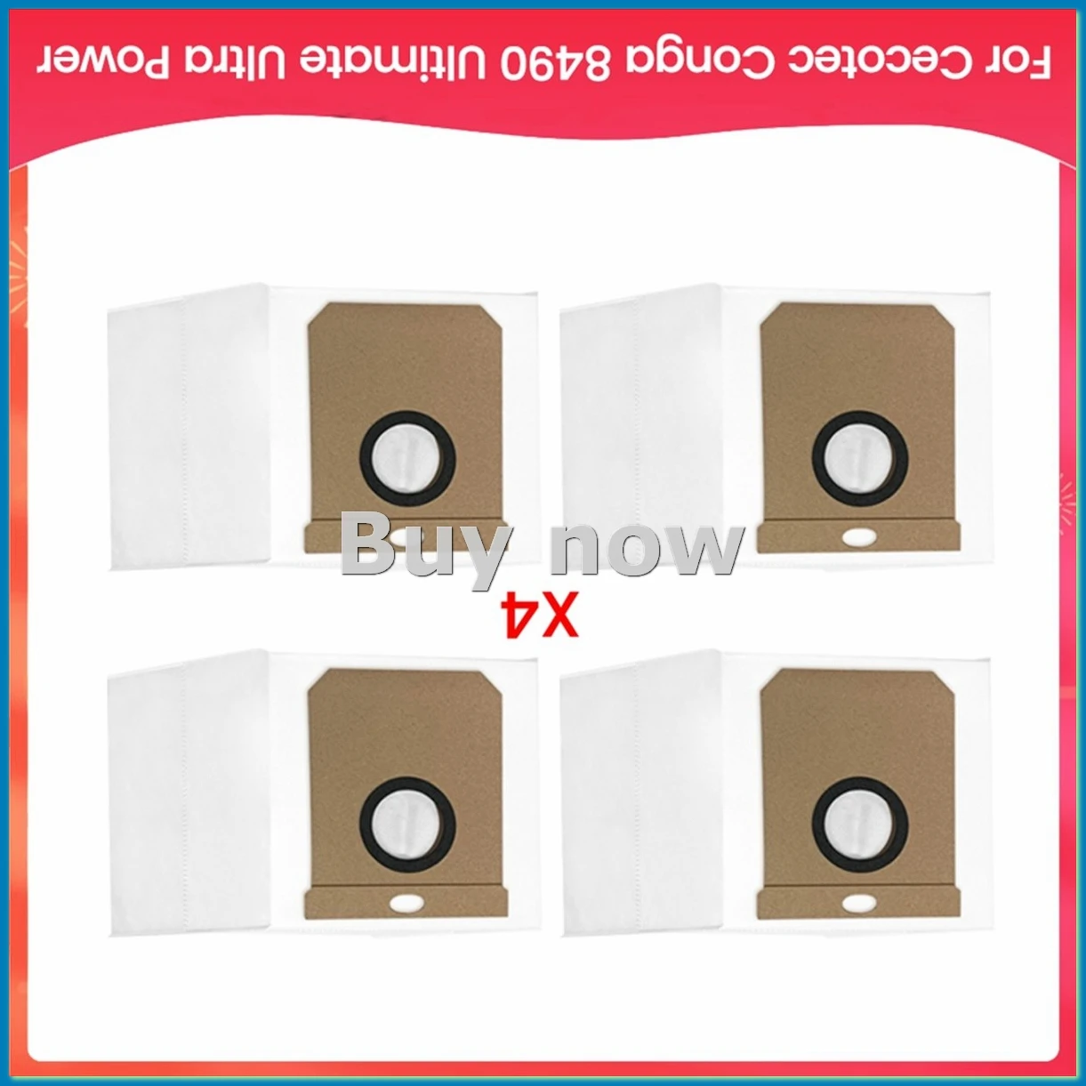 

Мешок для пыли для 8490 Ultimate Ultra Power, запасные части, мешок для пыли, запасные части для бытовой уборки, 4 шт.-A75P